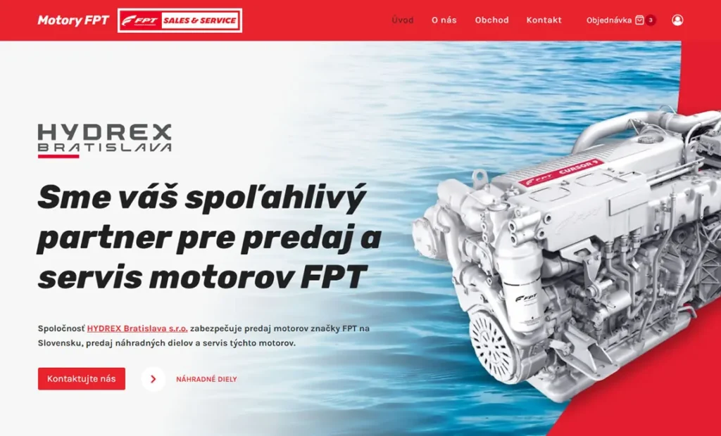 Nová web stránka www.motory-fpt.sk